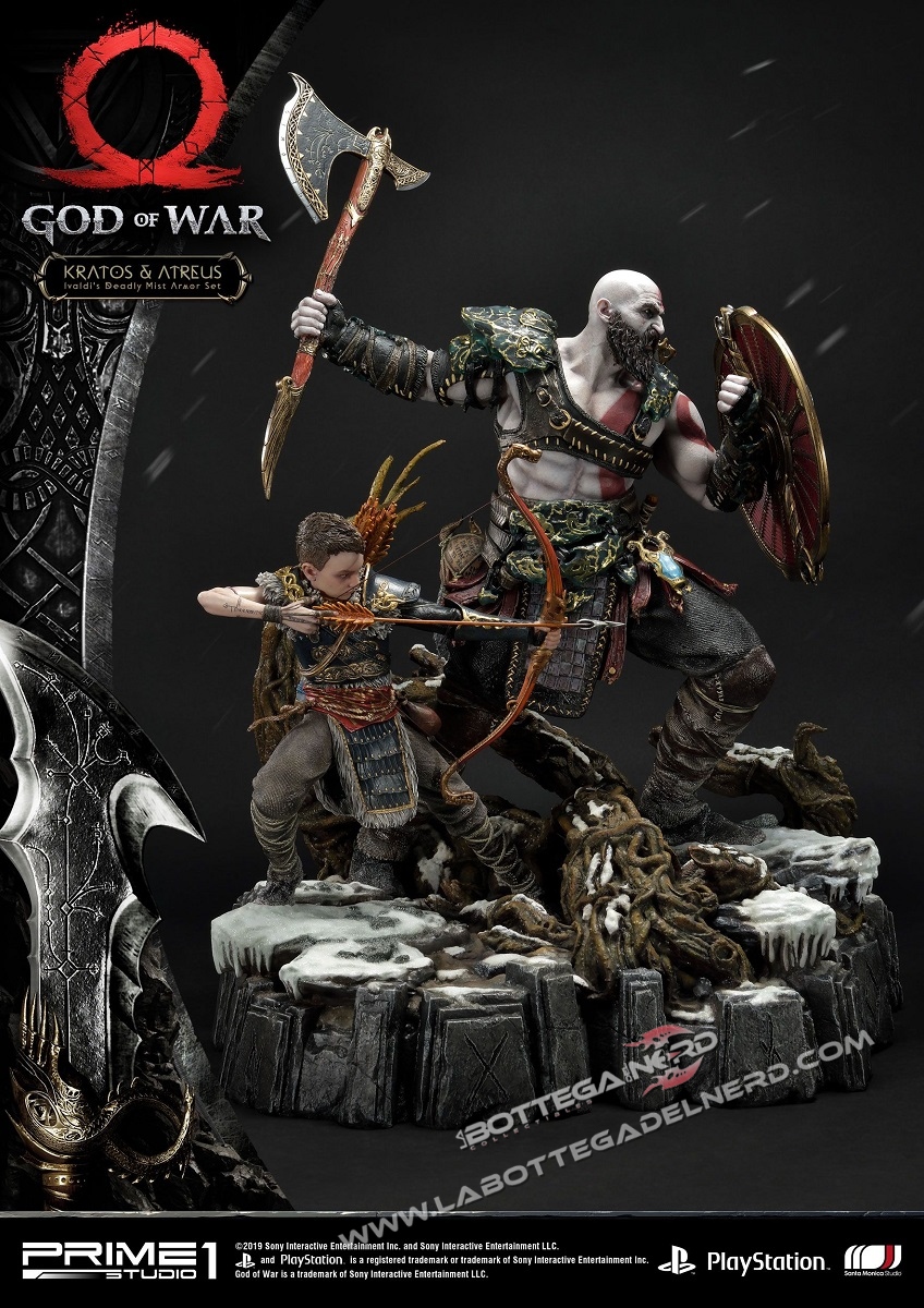 God of War (2018) - Statua Kratos & Atreus 72cm - immagine 2