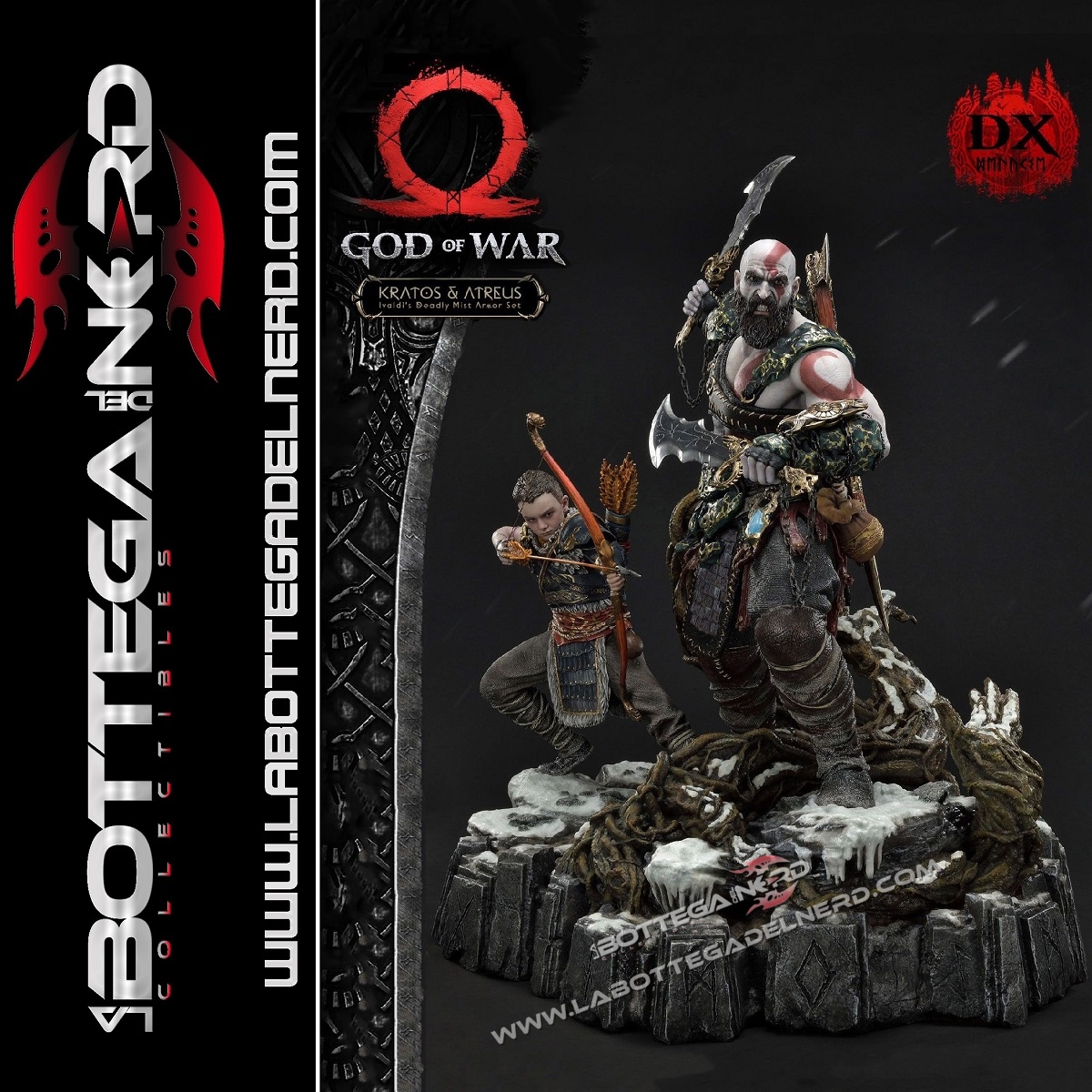God of War (2018) - Statua Kratos & Atreus Deluxe 72cm
