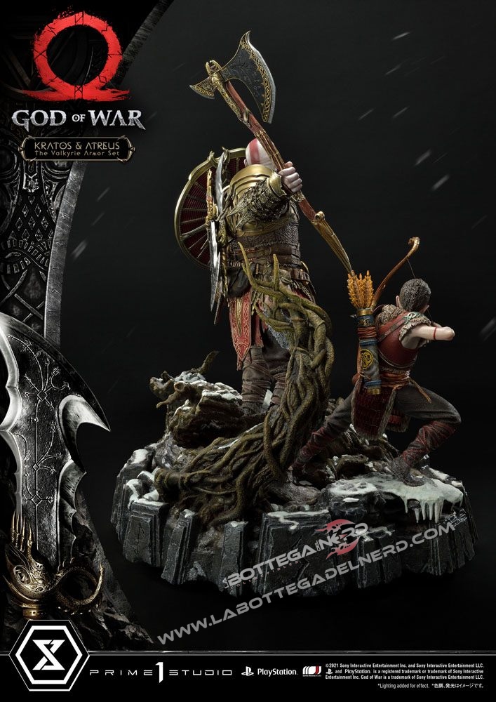 God of War - Masterline Statua Kratos & Atreus Valkyrie 72cm - immagine 7