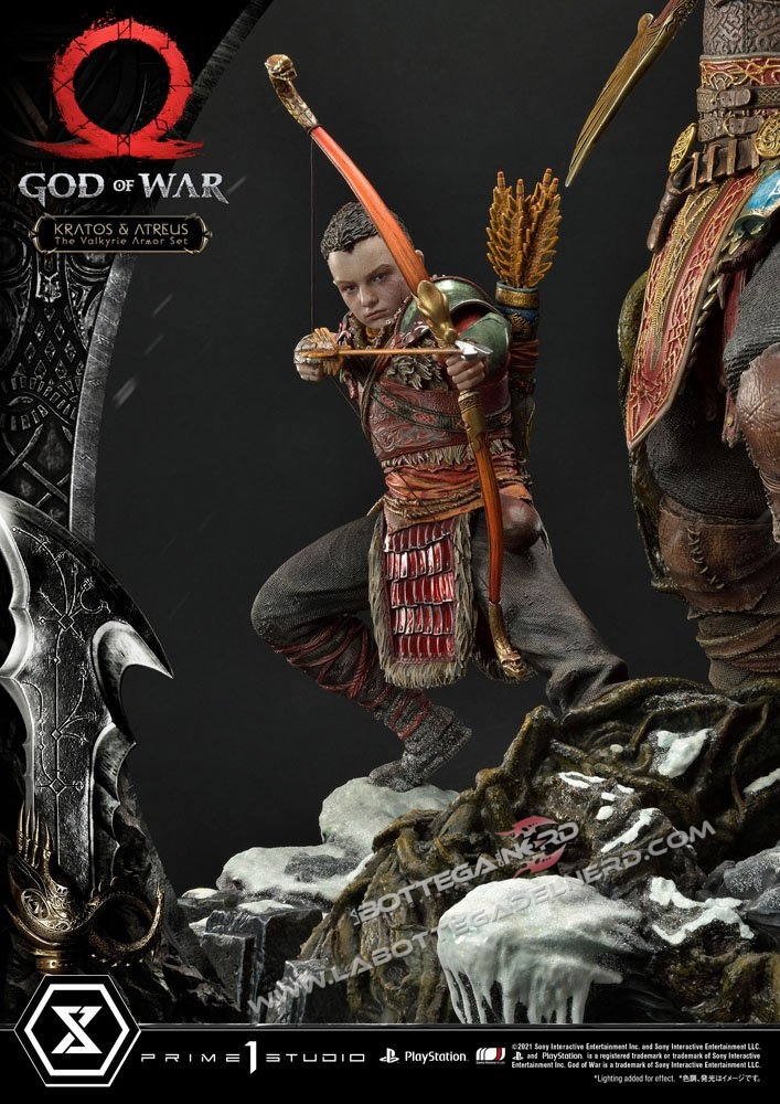 God of War - Masterline Statua Kratos & Atreus Valkyrie 72cm - immagine 5