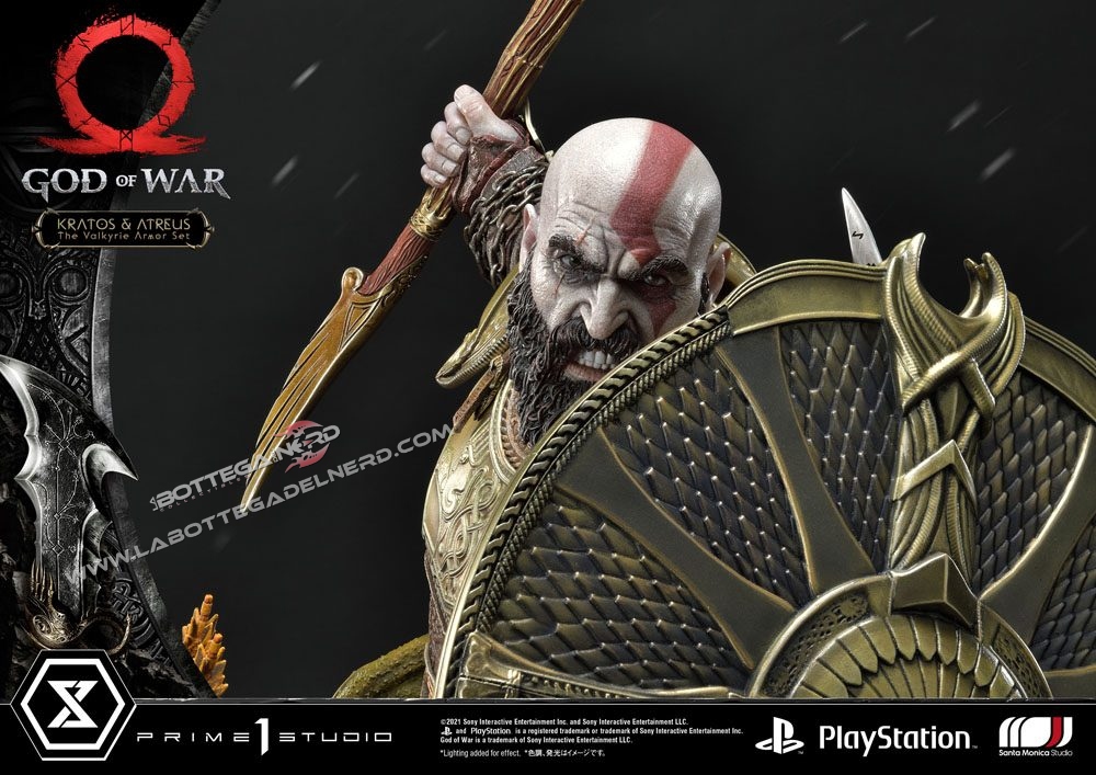God of War - Masterline Statua Kratos & Atreus Valkyrie 72cm - immagine 4