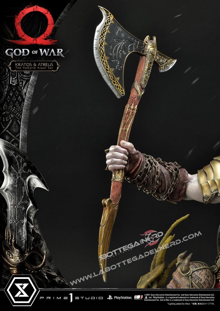 God of War - Masterline Statua Kratos & Atreus Valkyrie 72cm - immagine 8
