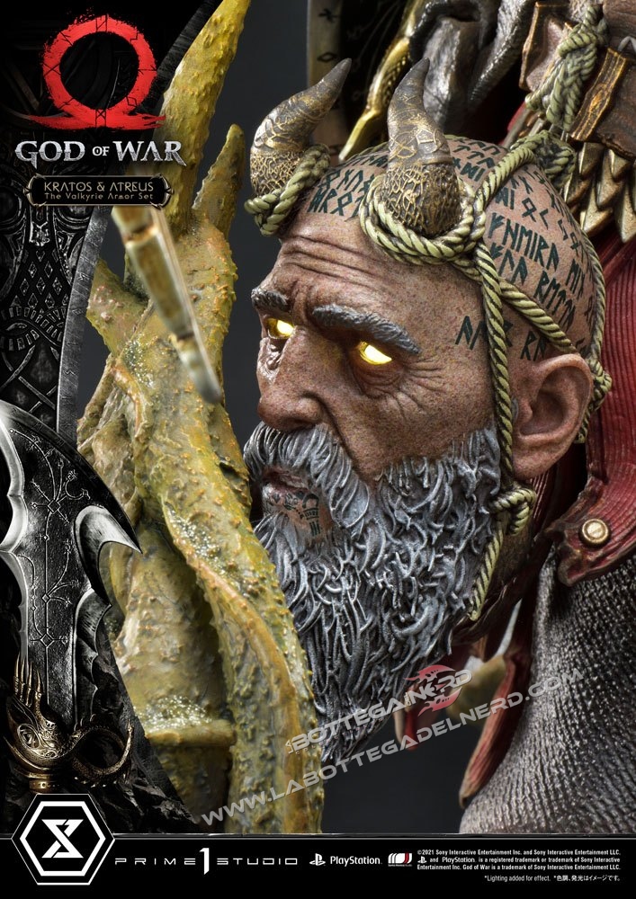 God of War - Masterline Statua Kratos & Atreus Valkyrie 72cm - immagine 11
