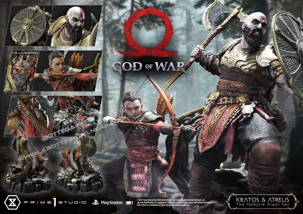 God of War - Masterline Statua Kratos & Atreus Valkyrie 72cm - immagine 13