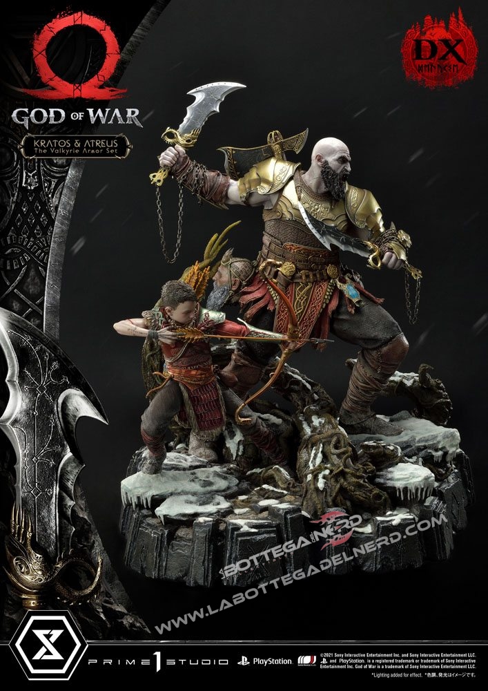 God of War – Masterline Statua Kratos & Atreus Valkyrie (DELUXE) 72cm - immagine 2