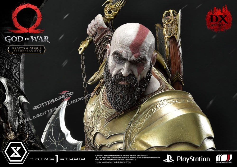 God of War – Masterline Statua Kratos & Atreus Valkyrie (DELUXE) 72cm - immagine 10