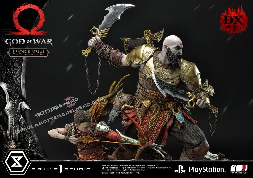 God of War – Masterline Statua Kratos & Atreus Valkyrie (DELUXE) 72cm - immagine 5