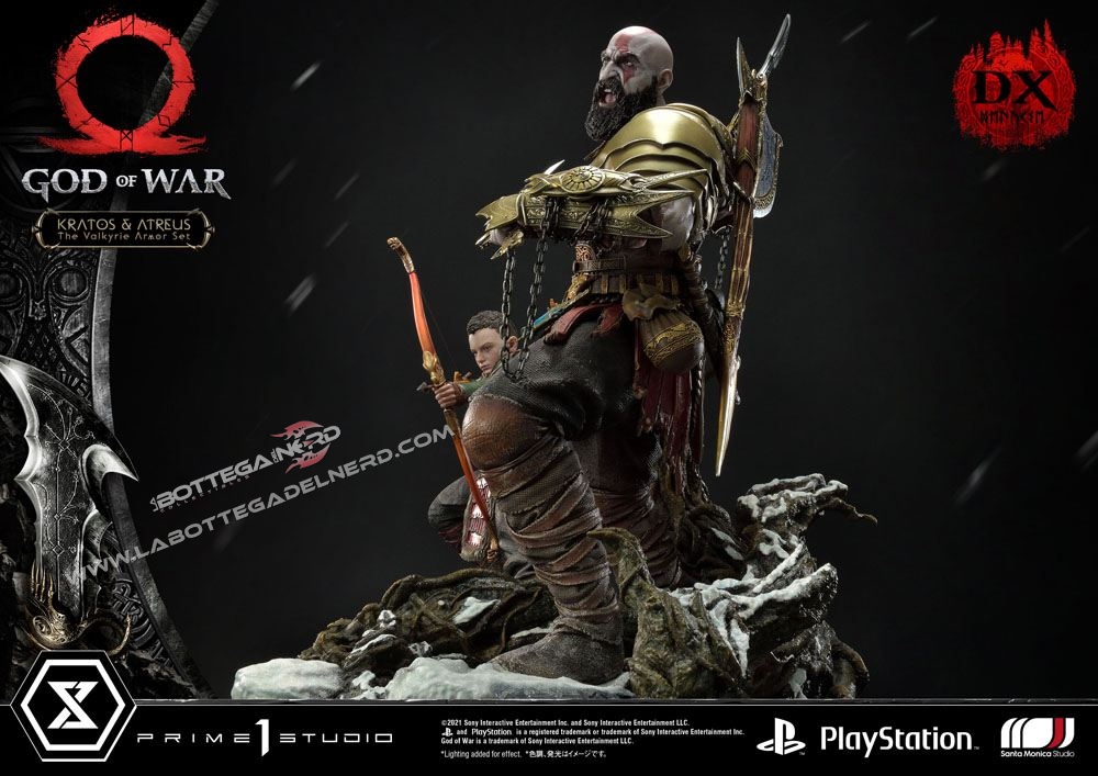 God of War – Masterline Statua Kratos & Atreus Valkyrie (DELUXE) 72cm - immagine 4