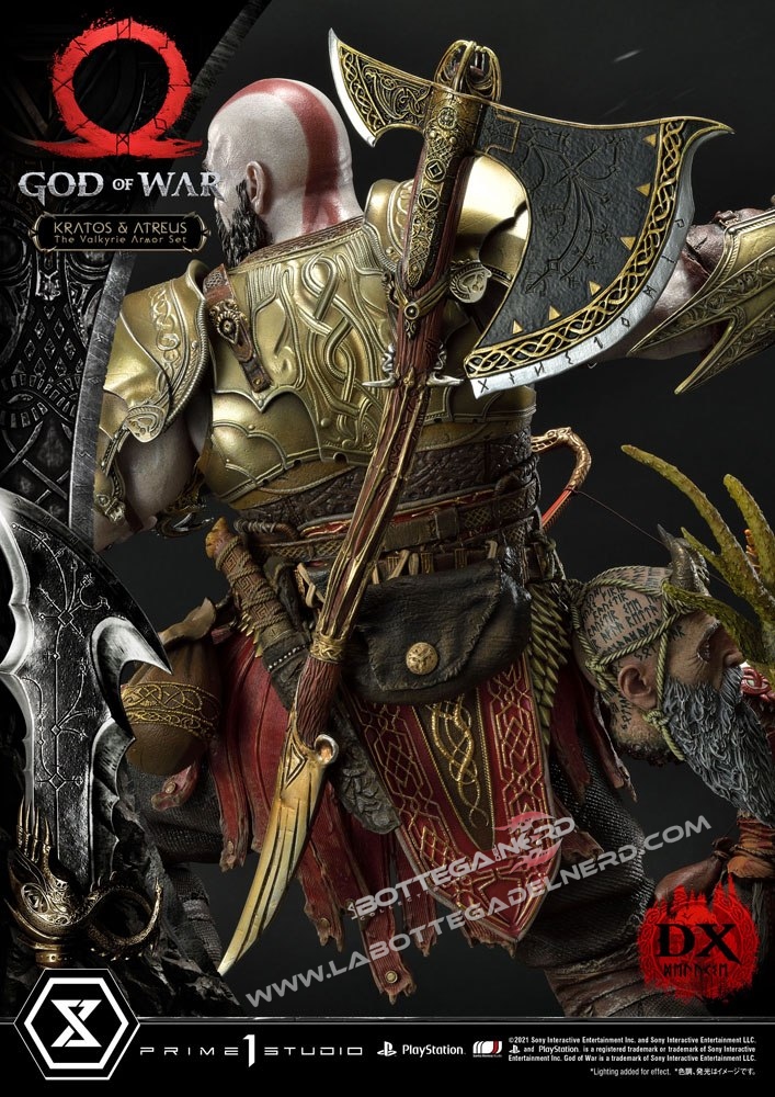 God of War – Masterline Statua Kratos & Atreus Valkyrie (DELUXE) 72cm - immagine 7