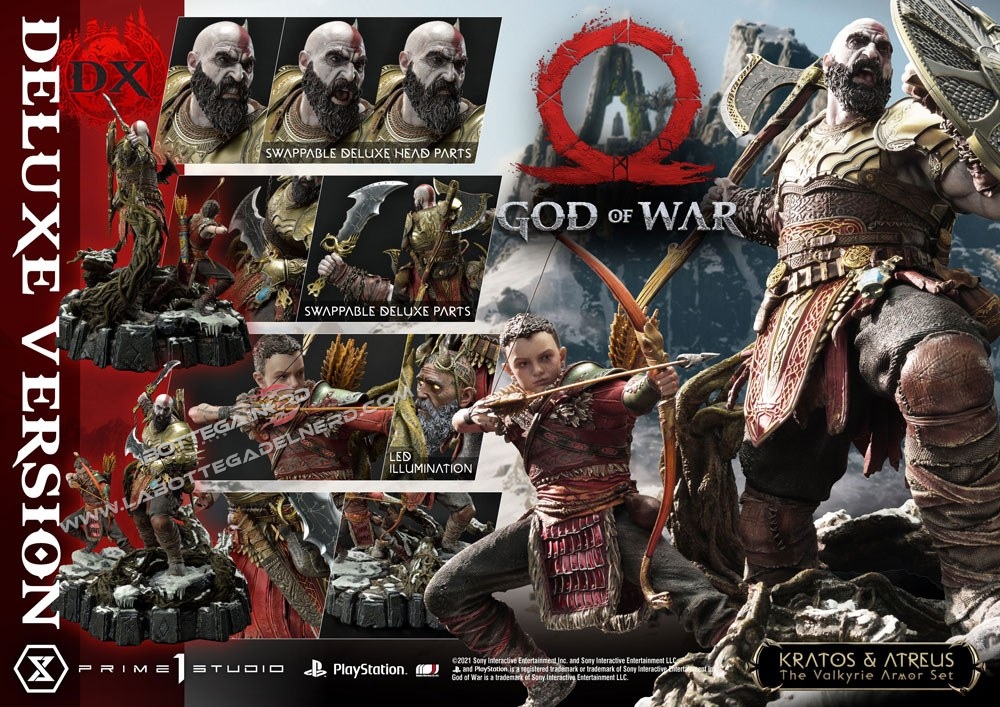 God of War – Masterline Statua Kratos & Atreus Valkyrie (DELUXE) 72cm - immagine 13