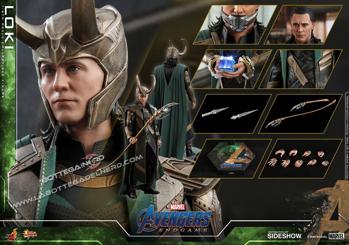 Avengers: Endgame - Masterpiece PVC Action Figure 1/6 Loki 31cm - immagine 8