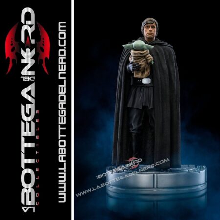 Star Wars The Mandalorian - Art Scale Statue 1/10 Luke Skywalker and Grogu 21cm