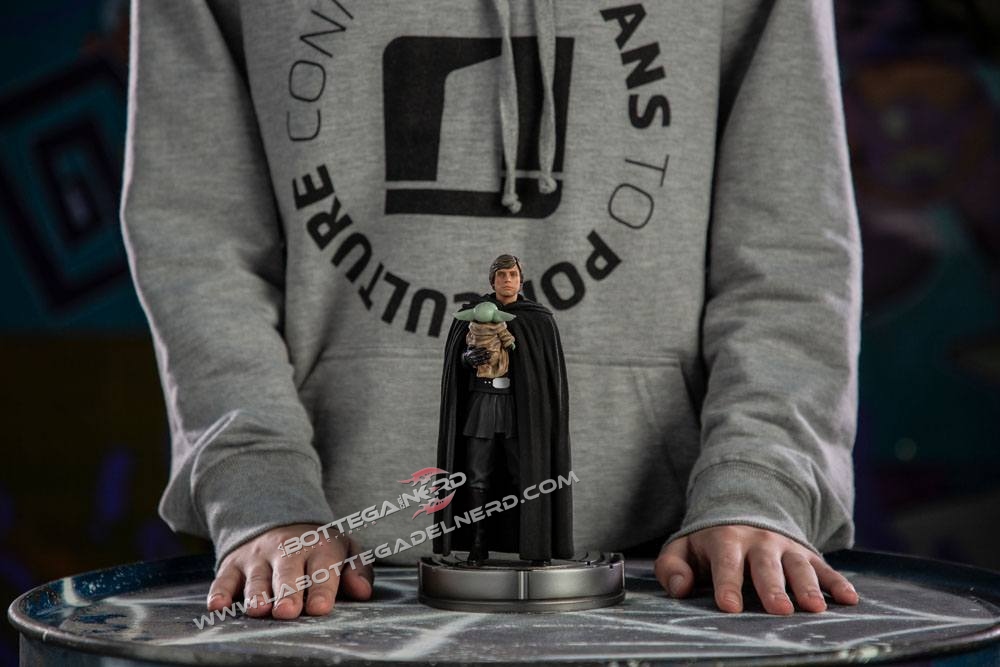 Star Wars The Mandalorian - Art Scale Statue 1/10 Luke Skywalker and Grogu 21cm - immagine 6
