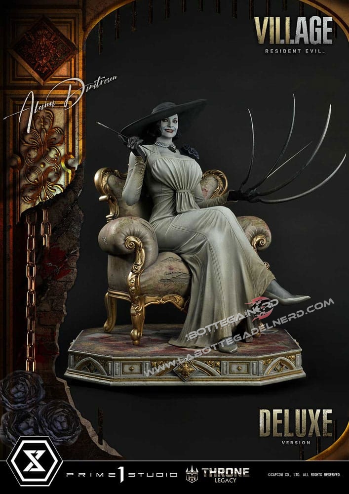 Resident Evil Village - Statue 1/4 Alcina Dimitrescu Bonus Deluxe 66cm - immagine 3
