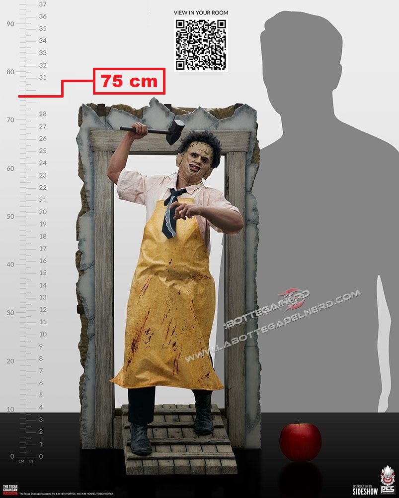Non Aprite quella Porta - Statue 1/3 Leatherface: The Butcher 75cm - immagine 9