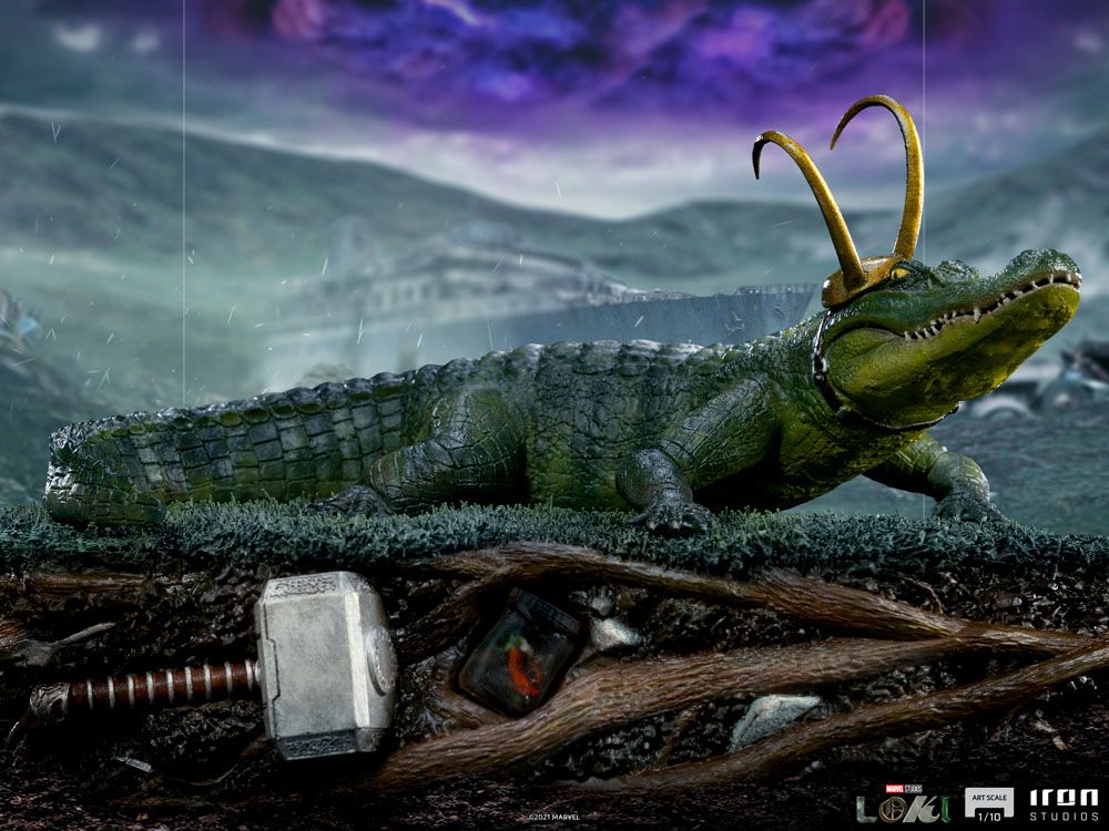 Loki - Art Scale Statue 1/10 Loki Alligator 15cm - immagine 2