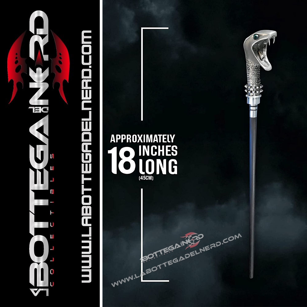 Harry Potter - Bacchetta di Lucius Malfoy Deluxe con bastone - immagine 4