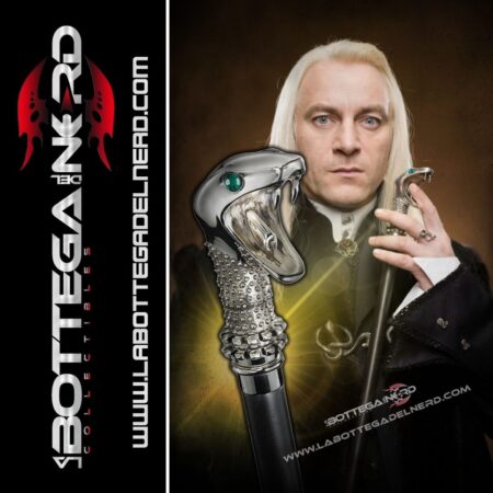 Harry Potter - Bastone con Bacchetta di Lucius Malfoy Deluxe