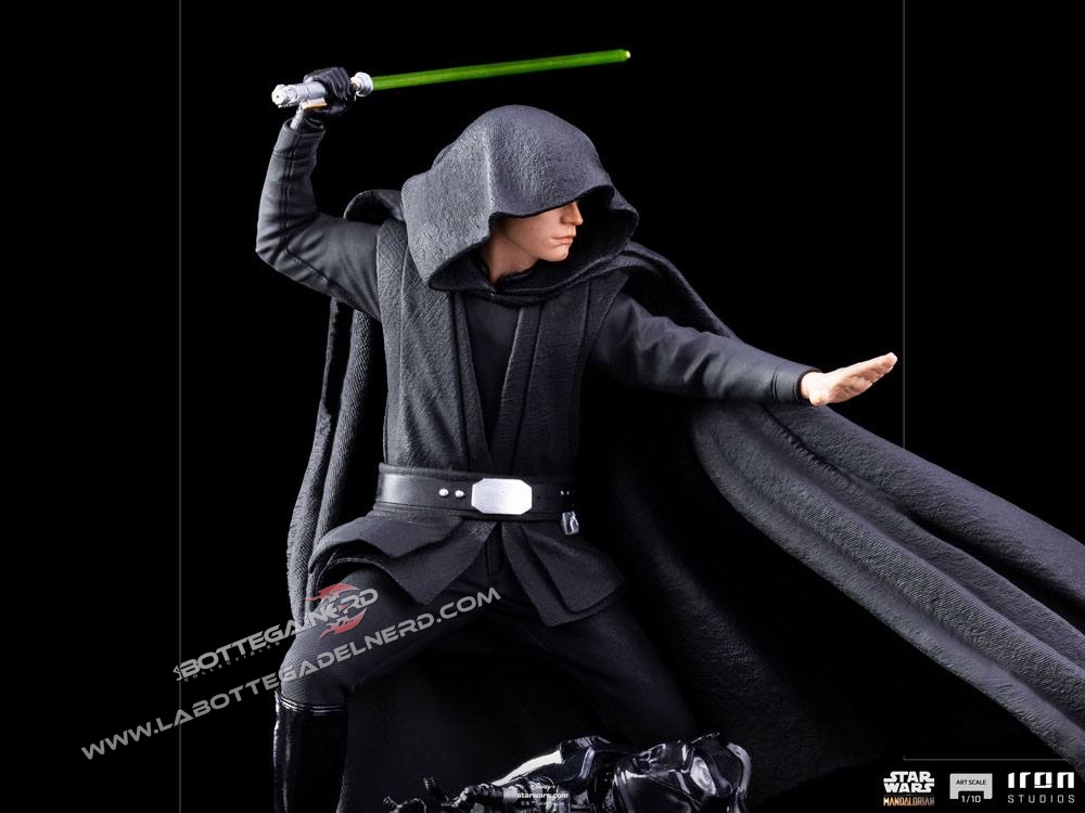 The Mandalorian - Statue 1/10 Luke Skywalker Combat Version 25cm - immagine 4