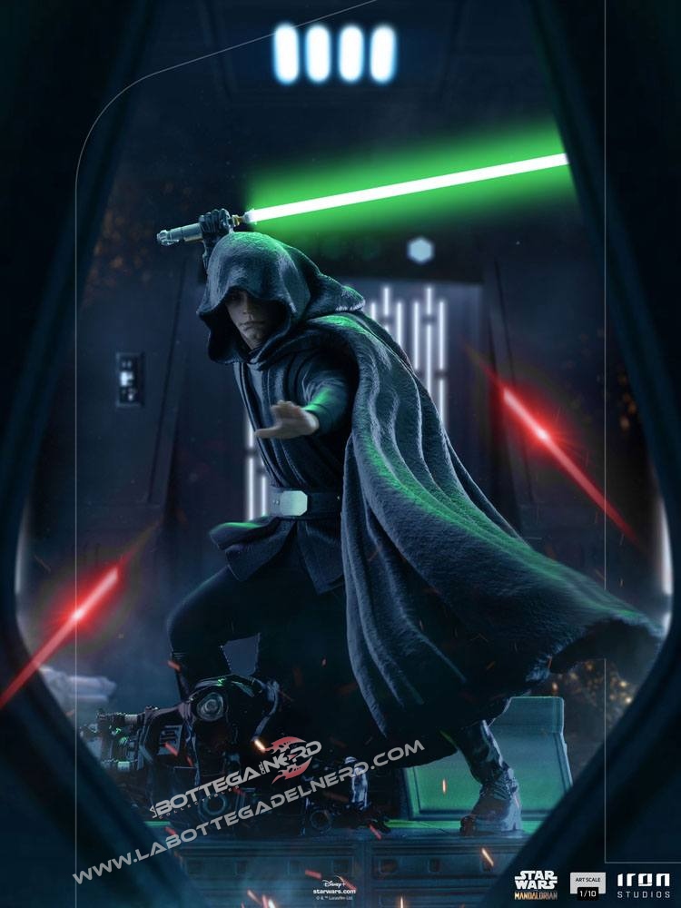 The Mandalorian - Statue 1/10 Luke Skywalker Combat Version 25cm - immagine 7
