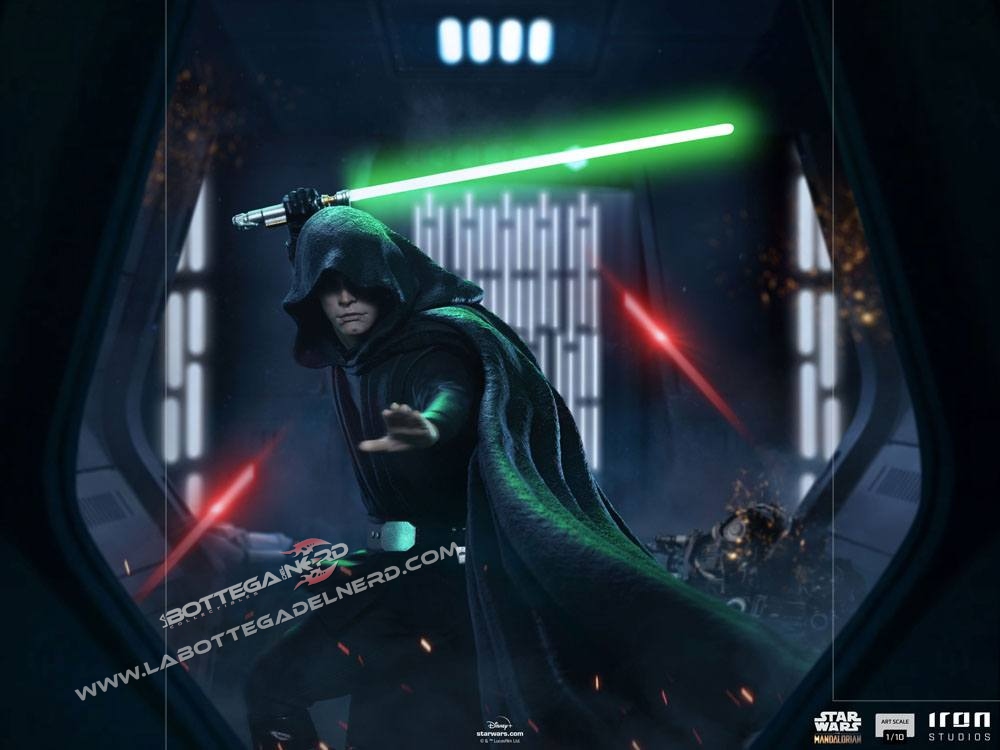 The Mandalorian - Statue 1/10 Luke Skywalker Combat Version 25cm - immagine 6