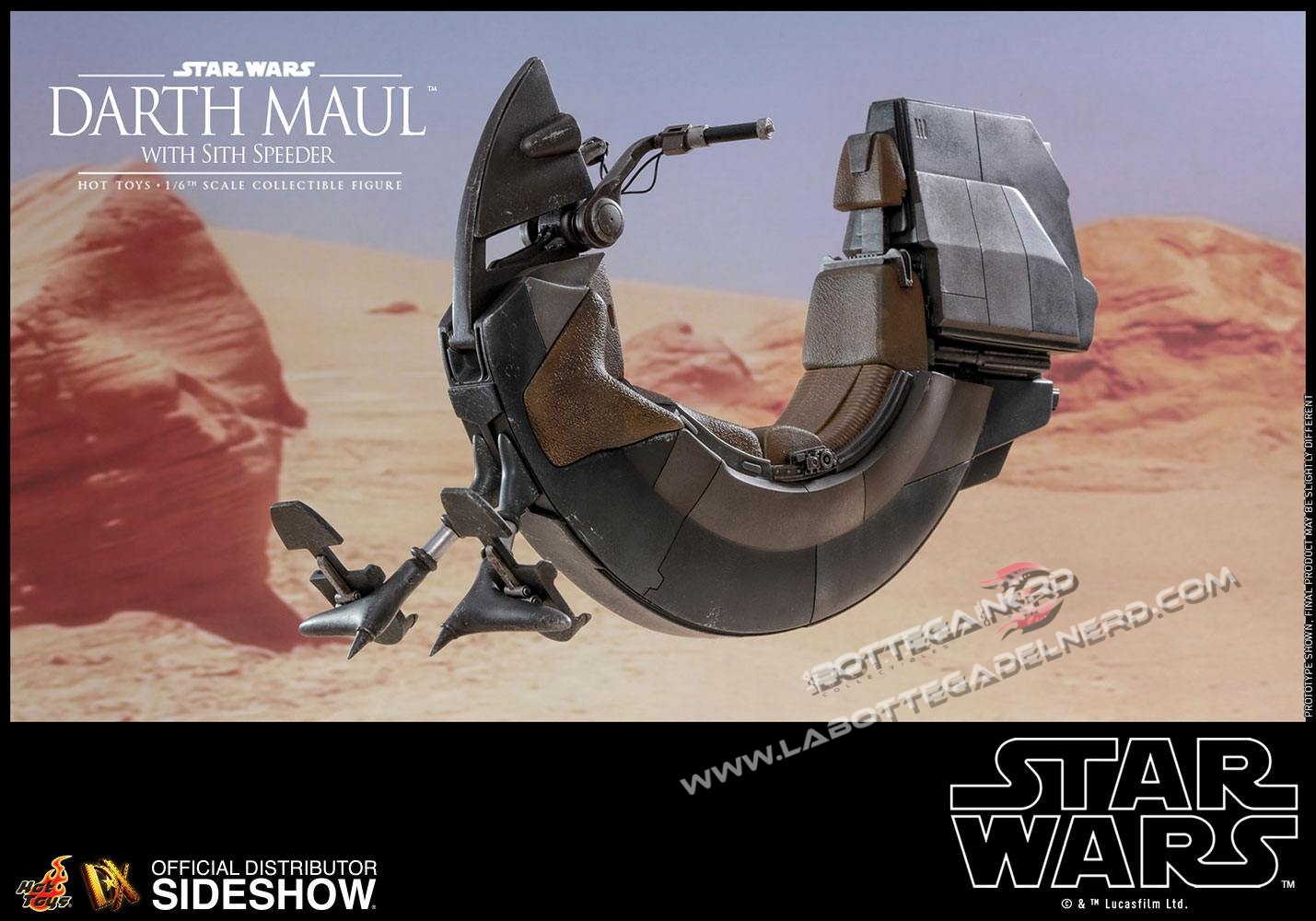 Star Wars Episode I - Action Figure Darth Maul & Sith Speeder - immagine 2