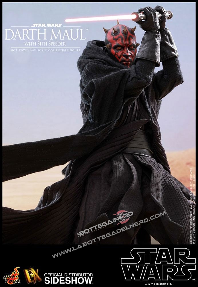 Star Wars Episode I - Action Figure Darth Maul & Sith Speeder - immagine 5