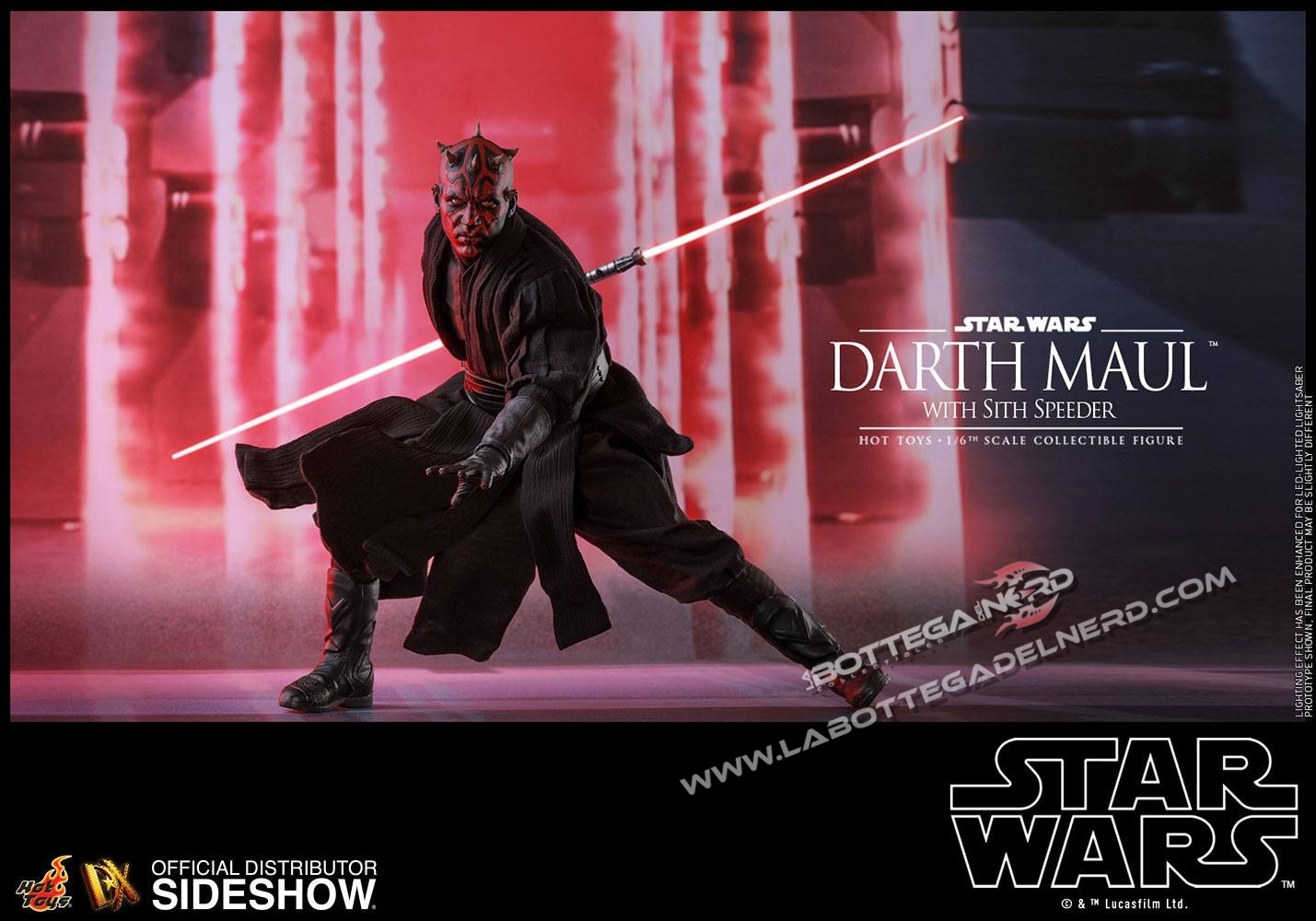Star Wars Episode I - Action Figure Darth Maul & Sith Speeder - immagine 4