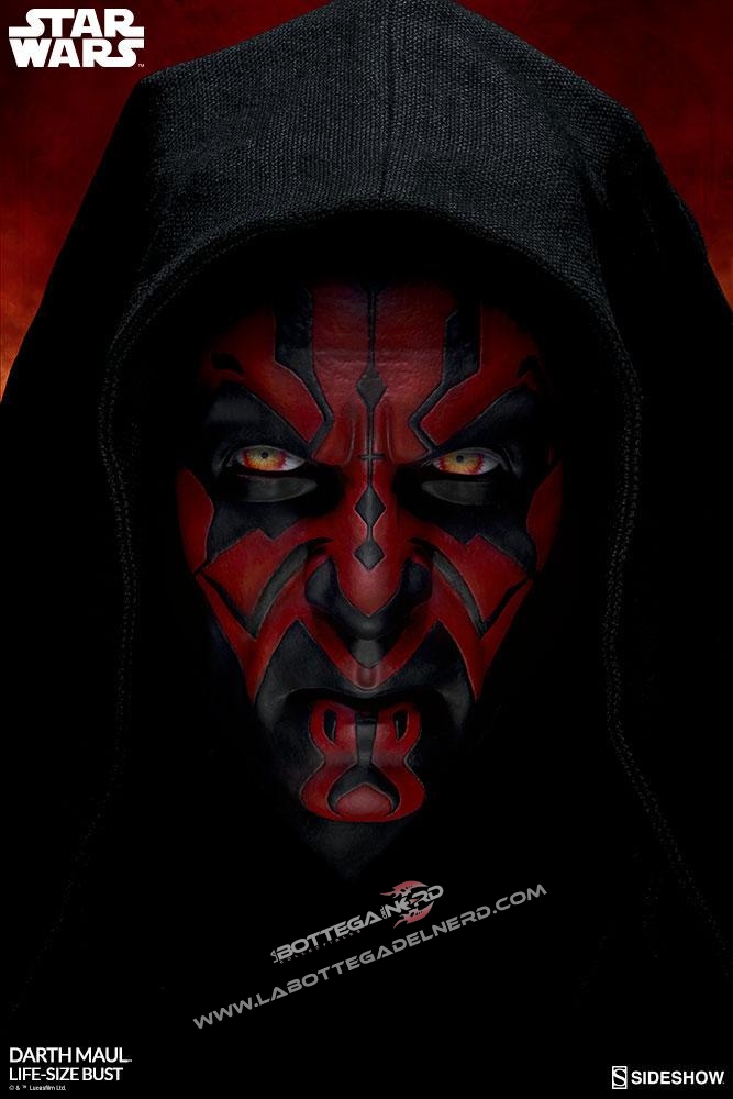 Star Wars - Busto 1/1 Darth Maul 69cm - immagine 8
