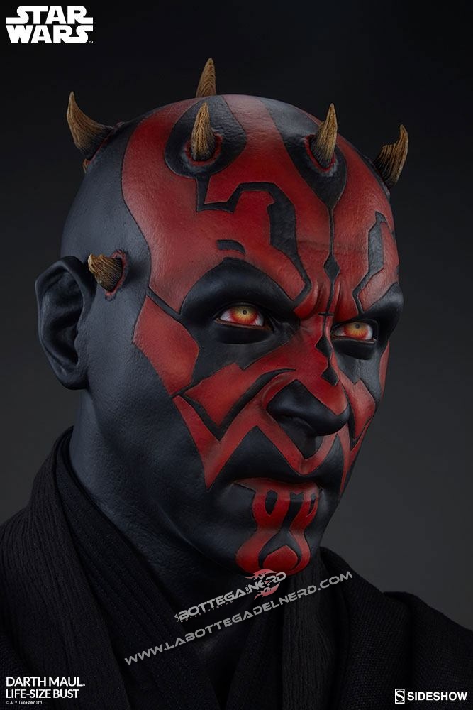 Star Wars - Busto 1/1 Darth Maul 69cm - immagine 9