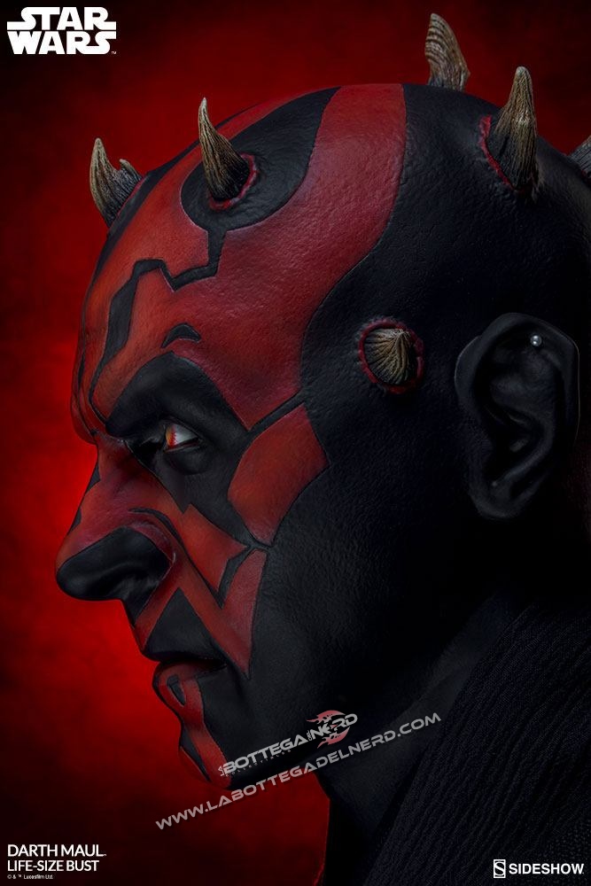 Star Wars - Busto 1/1 Darth Maul 69cm - immagine 4