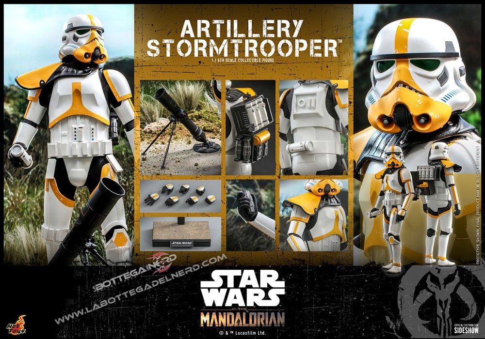 Star Wars The Mandalorian - Action Figure 1/6 Artillery Stormtrooper 30cm - immagine 7