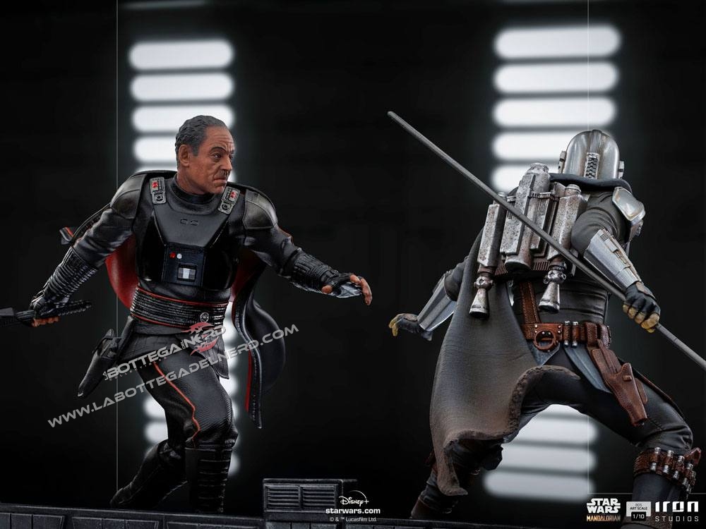 Star Wars The Mandalorian - BDS Art Scale Statue 1/10 Moff Gideon 20cm - immagine 4
