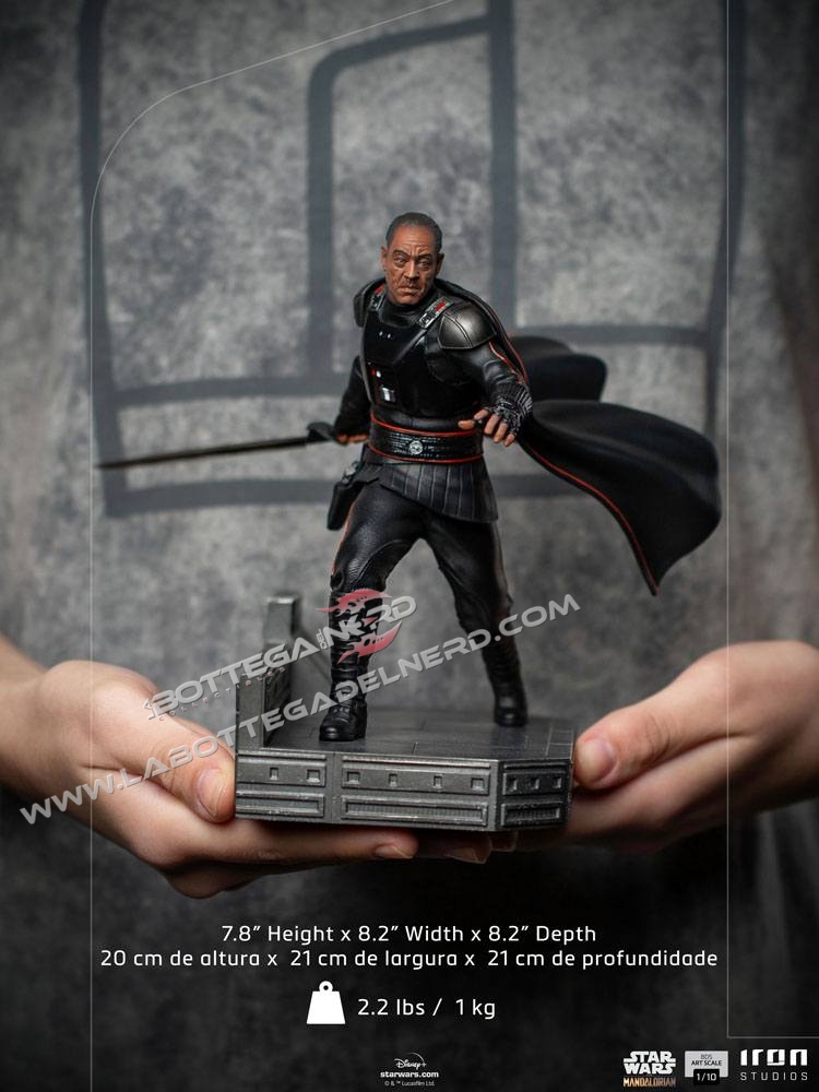 Star Wars The Mandalorian - BDS Art Scale Statue 1/10 Moff Gideon 20cm - immagine 8