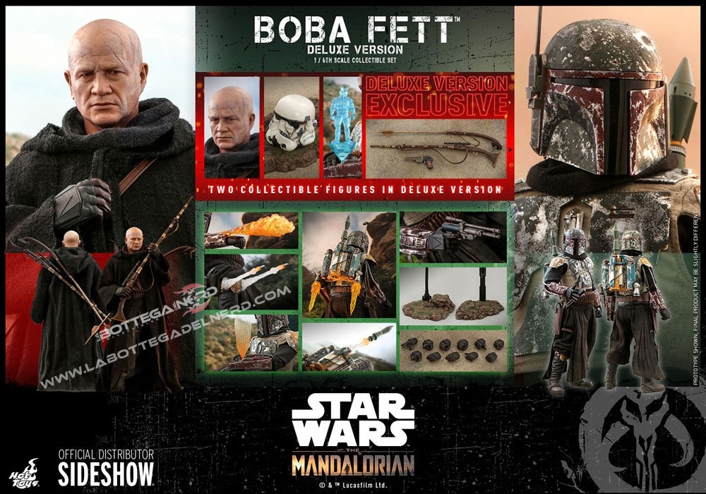 Star Wars The Mandalorian - Action Figure 2-Pack 1/6 Boba Fett Deluxe 30cm - immagine 9