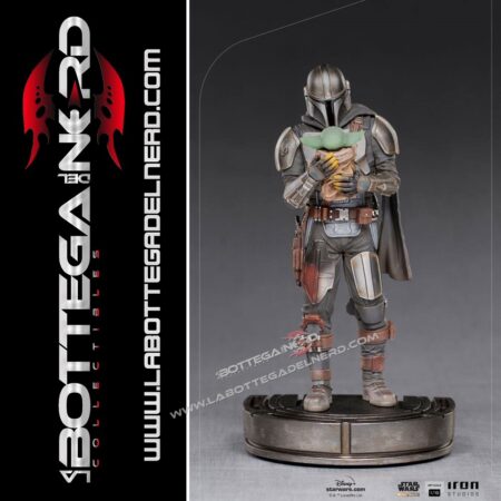 Star Wars The Mandalorian - Statue 1/10 Mandalorian & Grogu 22cm