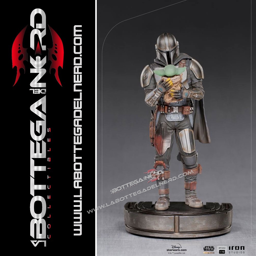Star Wars The Mandalorian - Statue 1/10 Mandalorian & Grogu 22cm