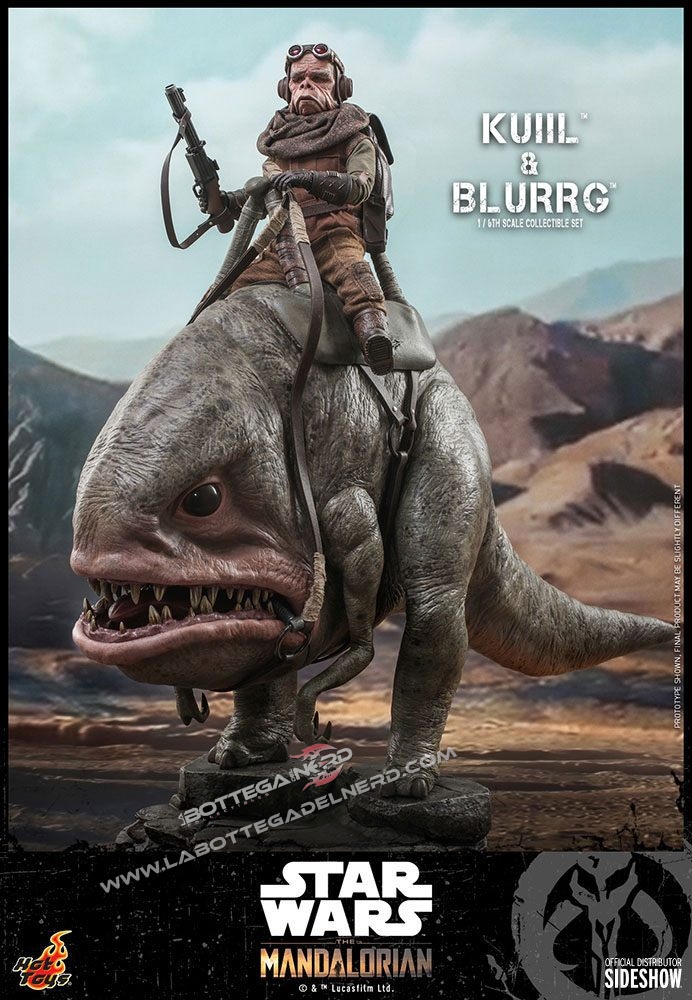 Star Wars The Mandalorian - Action Figure 2-Pack 1/6 Kuiil & Blurrg 37cm - immagine 5