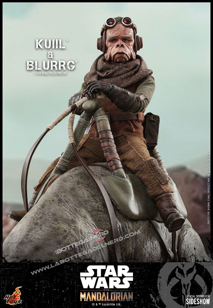 Star Wars The Mandalorian - Action Figure 2-Pack 1/6 Kuiil & Blurrg 37cm - immagine 3