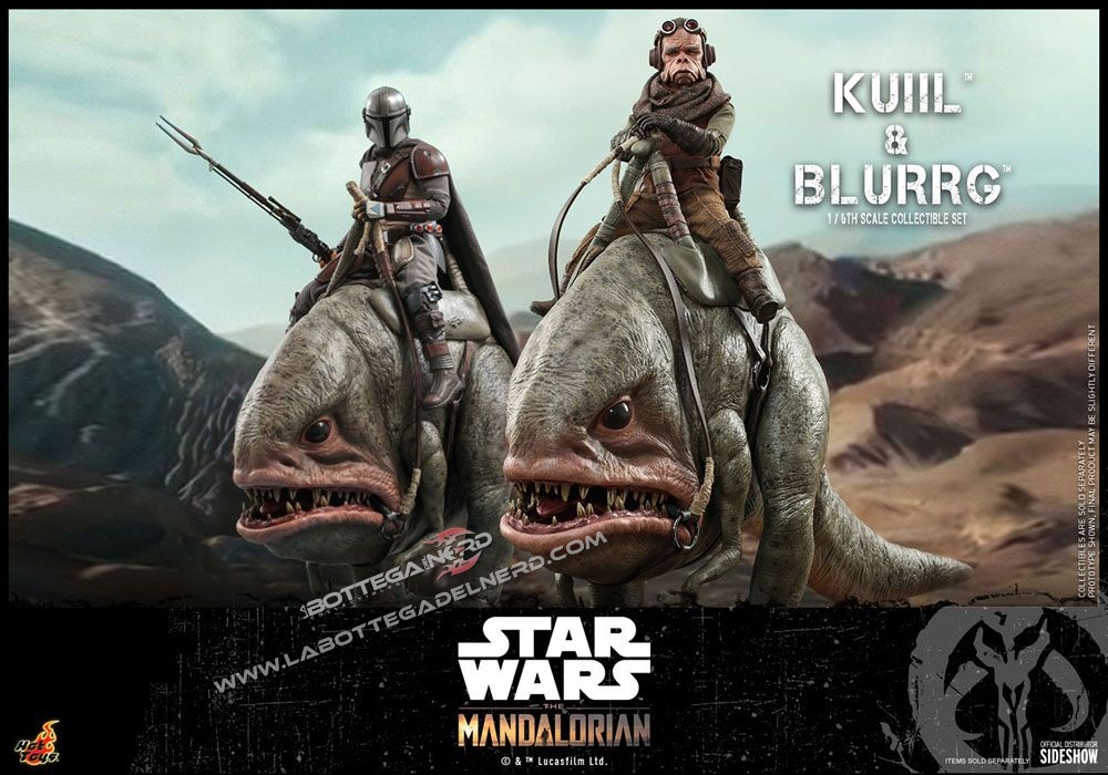Star Wars The Mandalorian - Action Figure 2-Pack 1/6 Kuiil & Blurrg 37cm - immagine 8