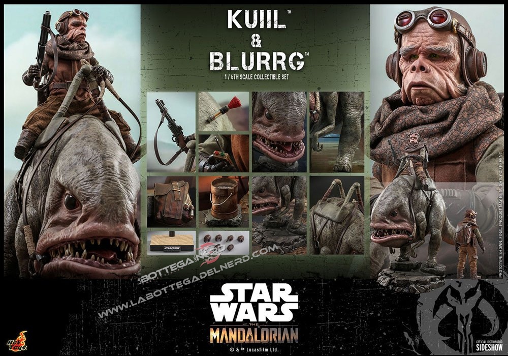 Star Wars The Mandalorian - Action Figure 2-Pack 1/6 Kuiil & Blurrg 37cm - immagine 9