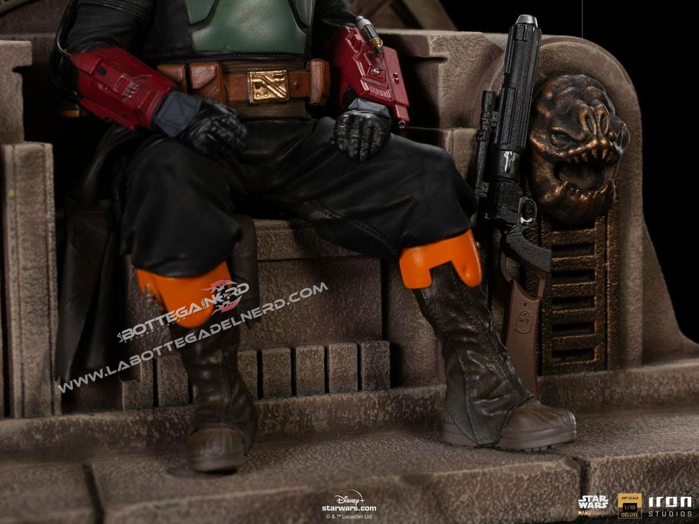 Star Wars The Mandalorian - Deluxe 1/10 Boba Fett on Throne - immagine 6