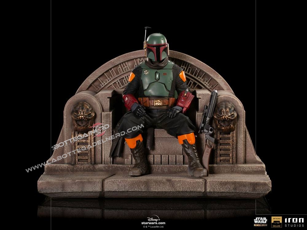 Star Wars The Mandalorian - Deluxe 1/10 Boba Fett on Throne - immagine 4