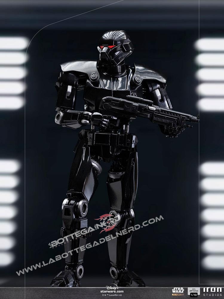 Star Wars The Mandalorian - Statue 1/10 Dark Trooper 24cm - immagine 6
