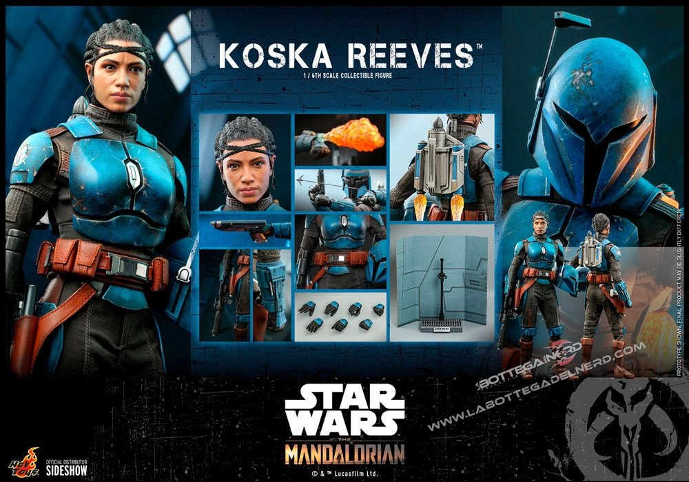 Star Wars The Mandalorian - Action Figure 1/6 Koska Reeves 28cm - immagine 11