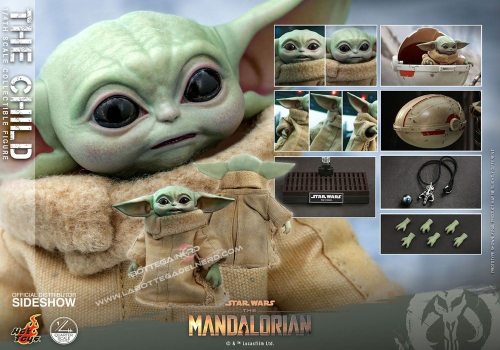 Star Wars The Mandalorian - Action Figure 1/4 The Child 9cm - immagine 7