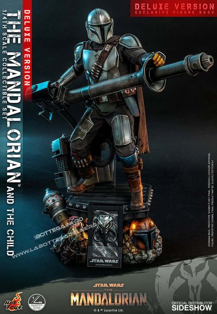 Star Wars The Mandalorian - 2-Pack 1/4 Mandalorian & Child Deluxe 46cm - immagine 7