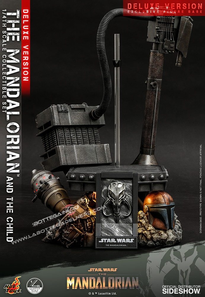 Star Wars The Mandalorian - 2-Pack 1/4 Mandalorian & Child Deluxe 46cm - immagine 9