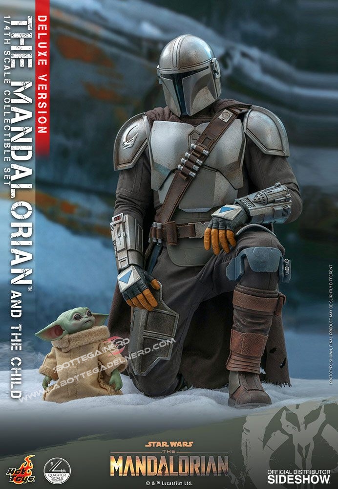 Star Wars The Mandalorian - 2-Pack 1/4 Mandalorian & Child Deluxe 46cm - immagine 6