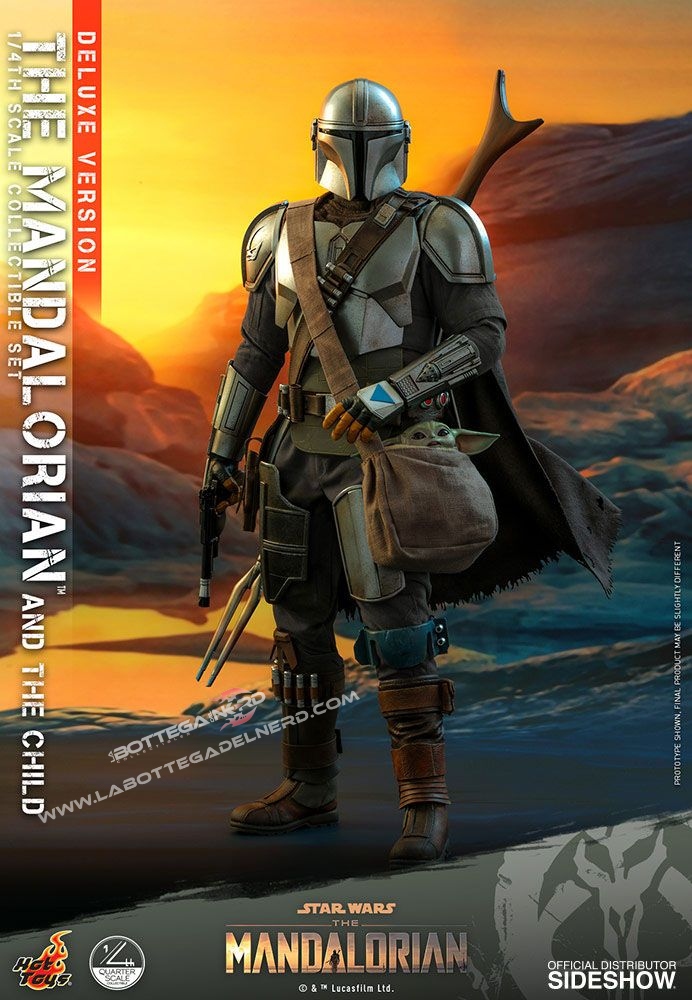 Star Wars The Mandalorian - 2-Pack 1/4 Mandalorian & Child Deluxe 46cm - immagine 4